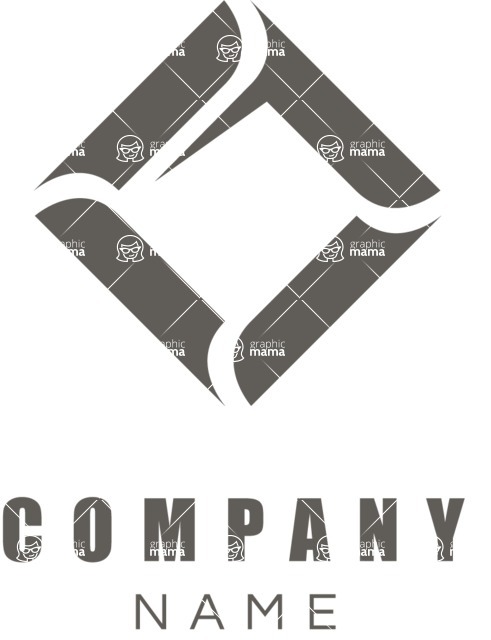 Business Logo Templates - vector graphics in a pack from GraphicMama - Stylized Business Company Logo Design Concept